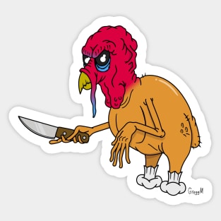 Murder Turkey Sticker